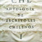Portada de la Antología de escritores chilenos